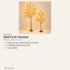 Money Tree LED Accent Light — what's in the box