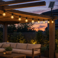 Heritage Solar Bistro Lights — lifestyle preview