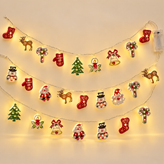 Iron Frame LED Christmas Motif Lights — main product view