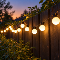 Globe Festoon LED String Lights, 5 cm — additional scene