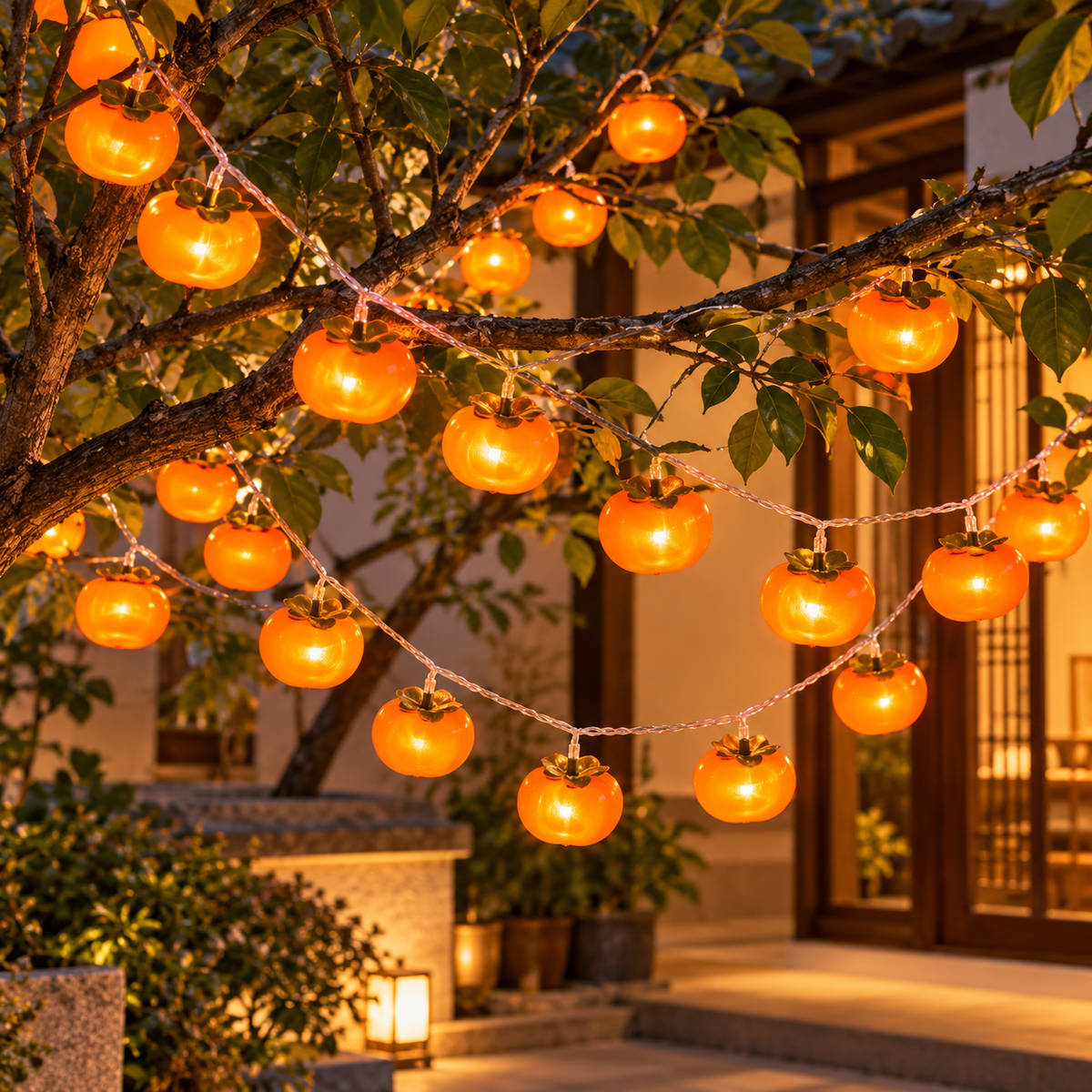 Persimmon Wish LED String Lights — main product view