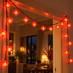 Lucky Knot LED Lantern Lights — lifestyle scene