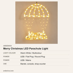 Merry Christmas LED Parachute Light — specifications