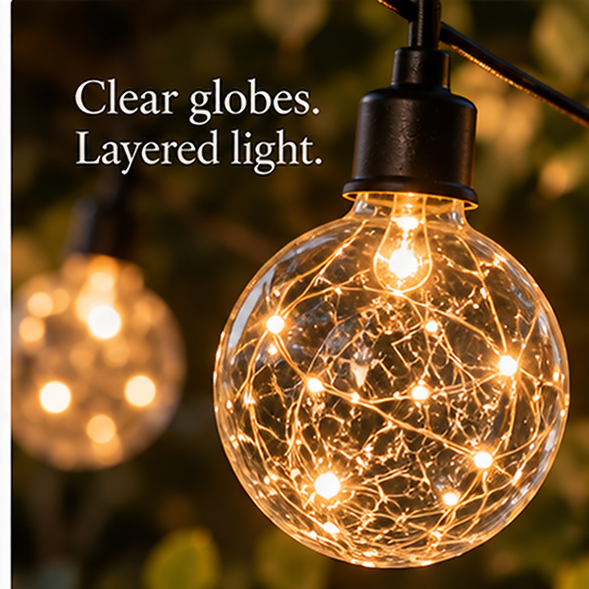 Balcony & Rental-Friendly Lights