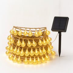 Celeste solar globe string lights - studio product shot