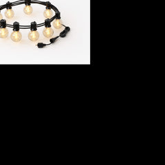 Celeste plug-in string lights power plug and cable detail