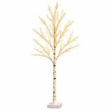 Winter Birch 5 FT LED Light Tree with Remote