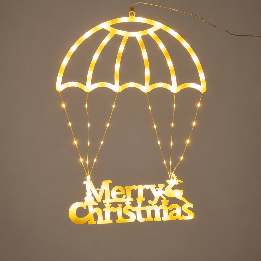 Merry Christmas LED Parachute Light — main product view