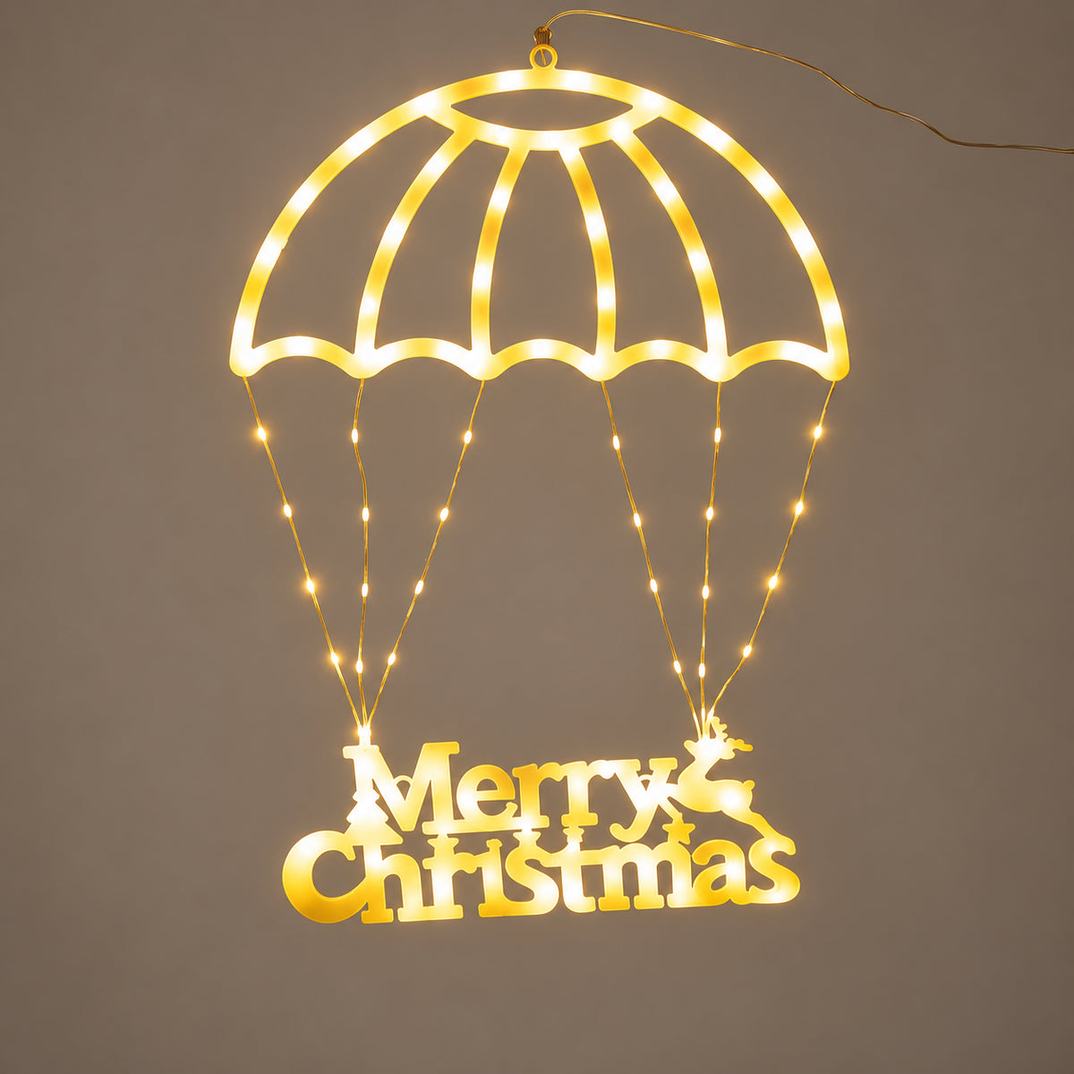 Merry Christmas LED Parachute Light — main product view