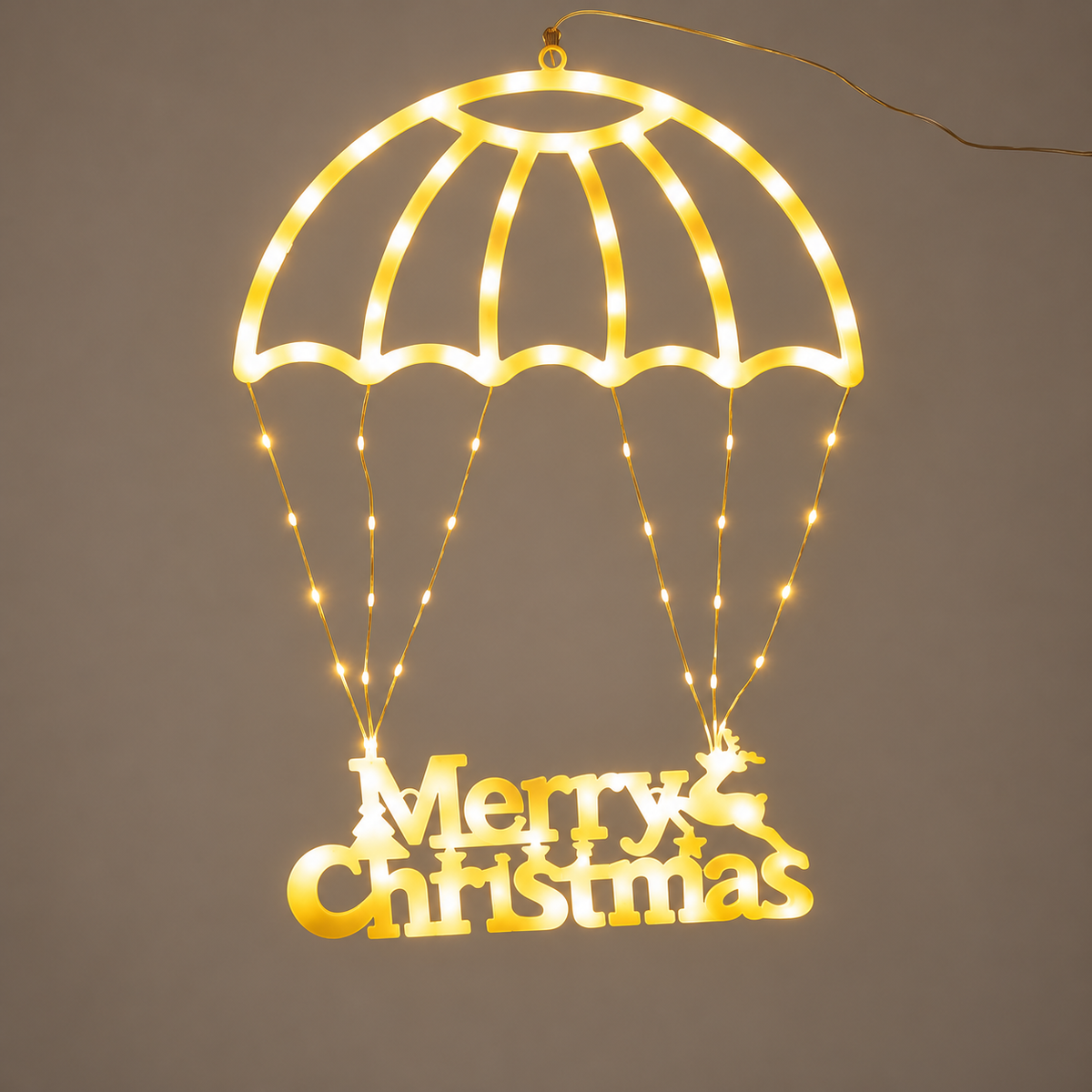 Merry Christmas LED Parachute Light — main product view