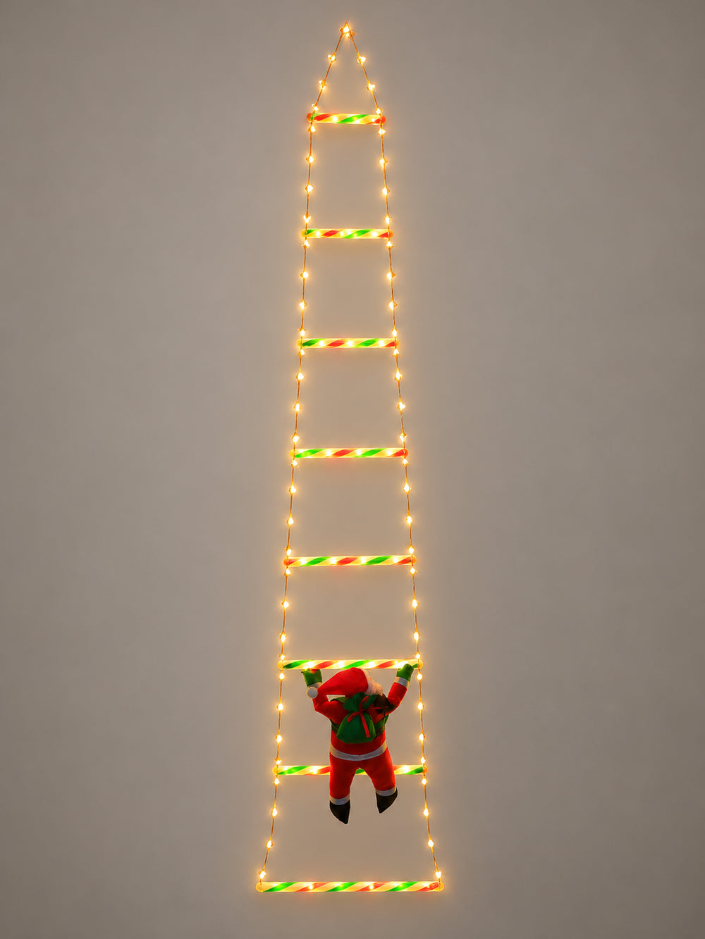 Climbing Santa LED Ladder Lights — additional view