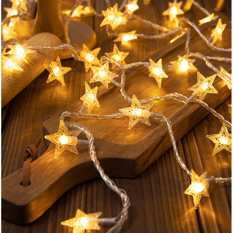 Warm Star fairy lights; supplier shape reference, length and power unit not represented