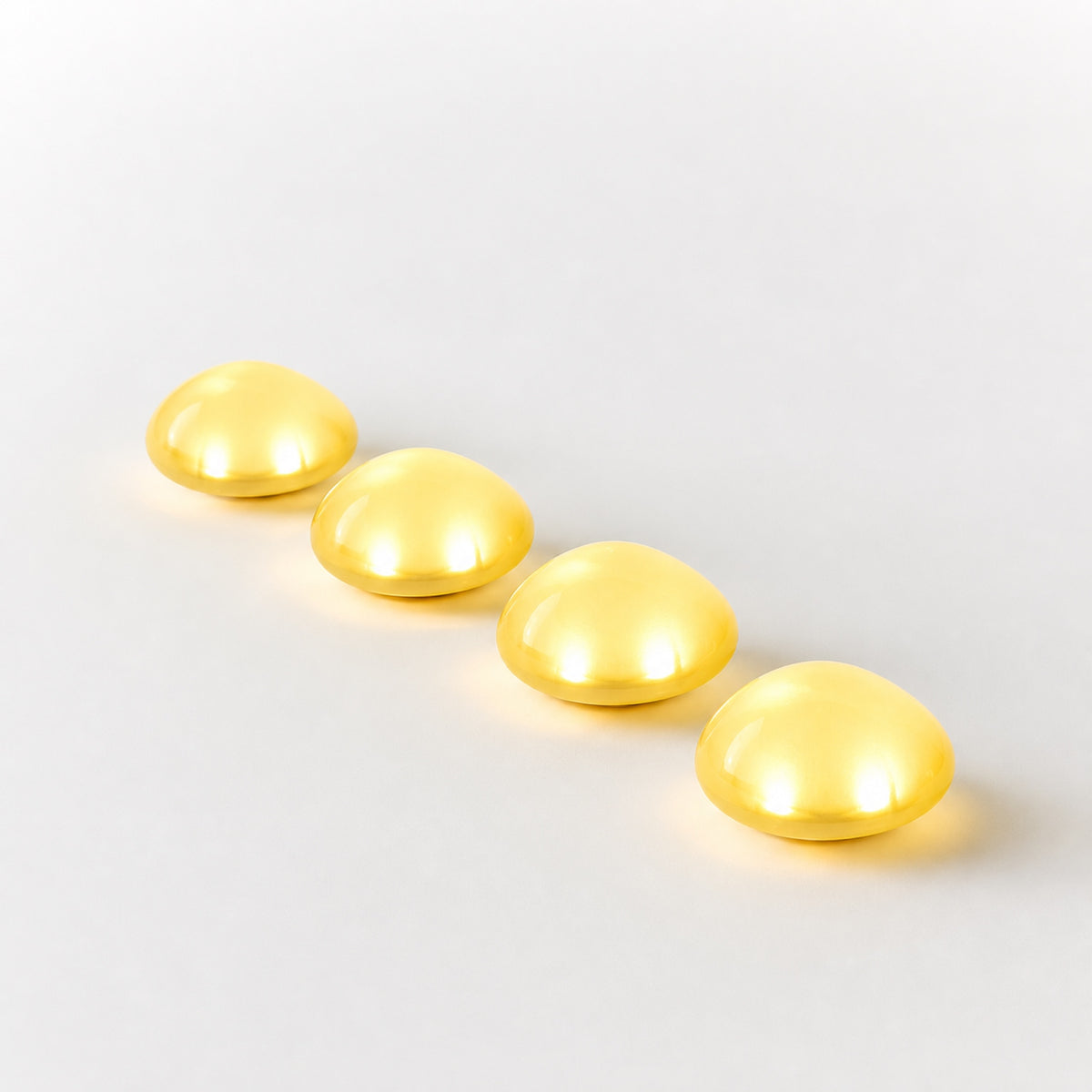 Glowstone Path Lights — low-profile stone-inspired solar path lights glowing warm along a garden path