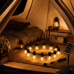 Heritage Solar Bistro Lights — lifestyle preview