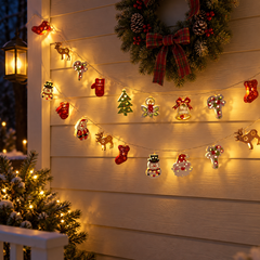 Iron Frame LED Christmas Motif Lights — additional scene