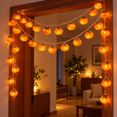 Persimmon Wish LED String Lights — additional scene