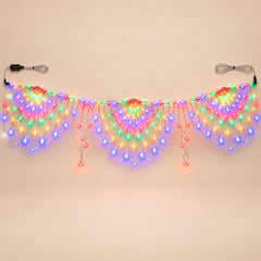 Peacock Fan LED Net Light — main product view