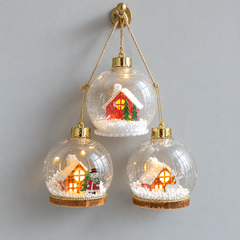 Snowglobe LED Bauble Pendant Light, 10 cm — additional scene