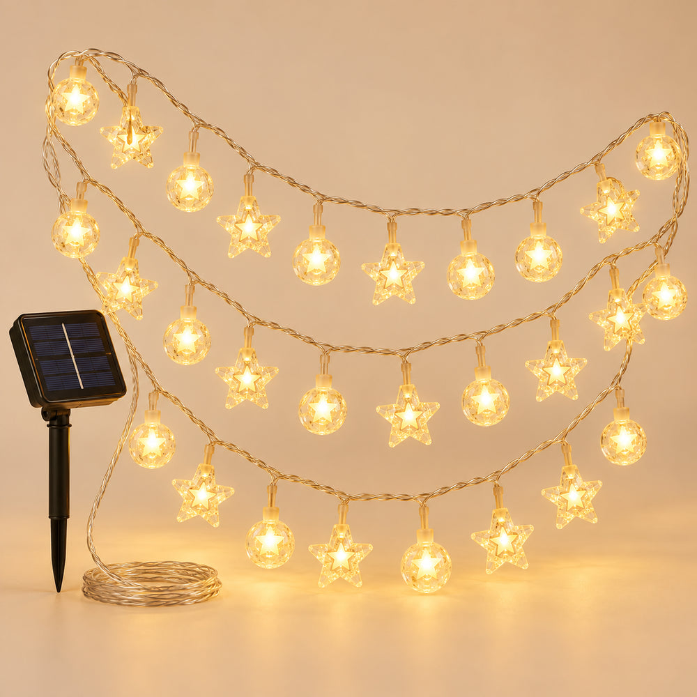 Starbubble LED Solar String Lights — main product view