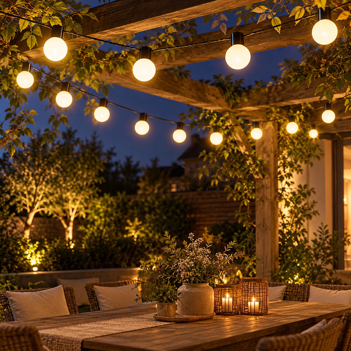 Globe Festoon LED String Lights, 5 cm — main product view