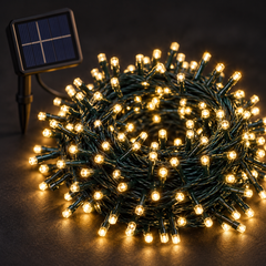 Remote Solar LED Fairy Lights — detail close-up