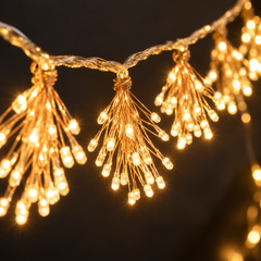 Firecracker LED String Lights — detail close-up