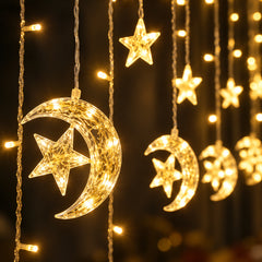 Mooncradle LED Curtain Lights — detail close-up