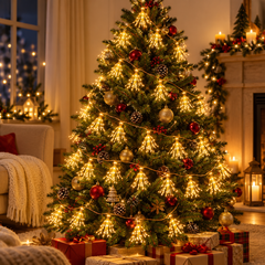 Firecracker LED String Lights — in situ at night