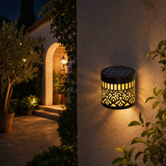 Solara Mandala Wall Light — entryway lifestyle preview